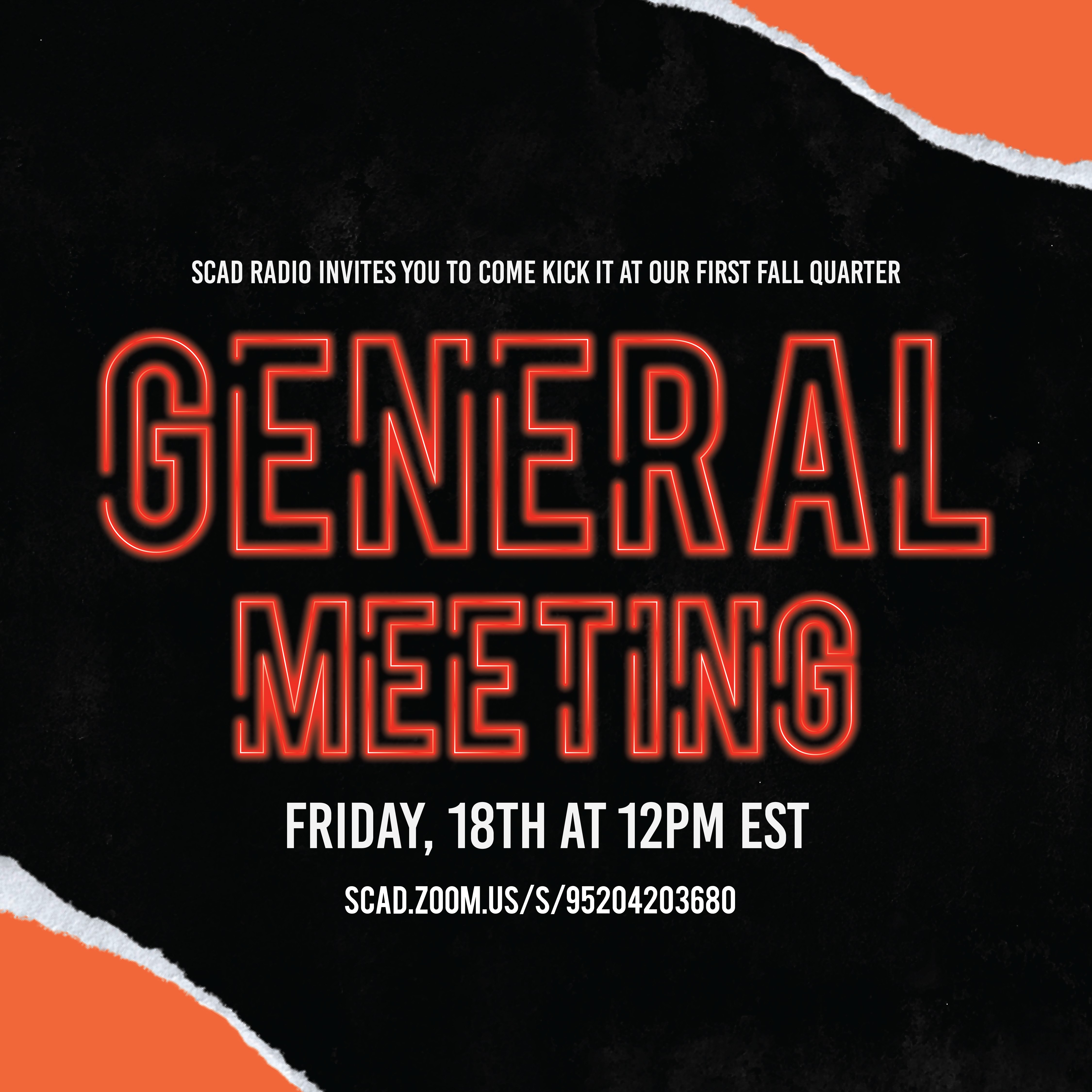 Weekly General Meetings