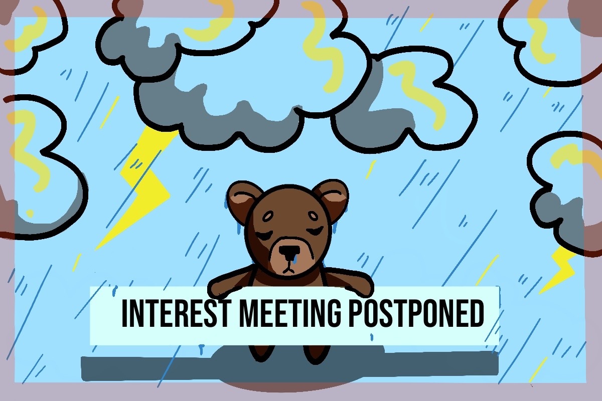 Friday 9/30 Interest Meeting Rescheduled